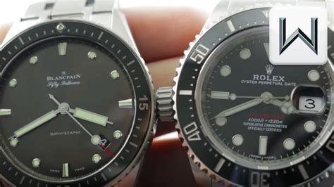 ROLEX SEA DWELLER vs BLANCPAIN 50 FATHOMS